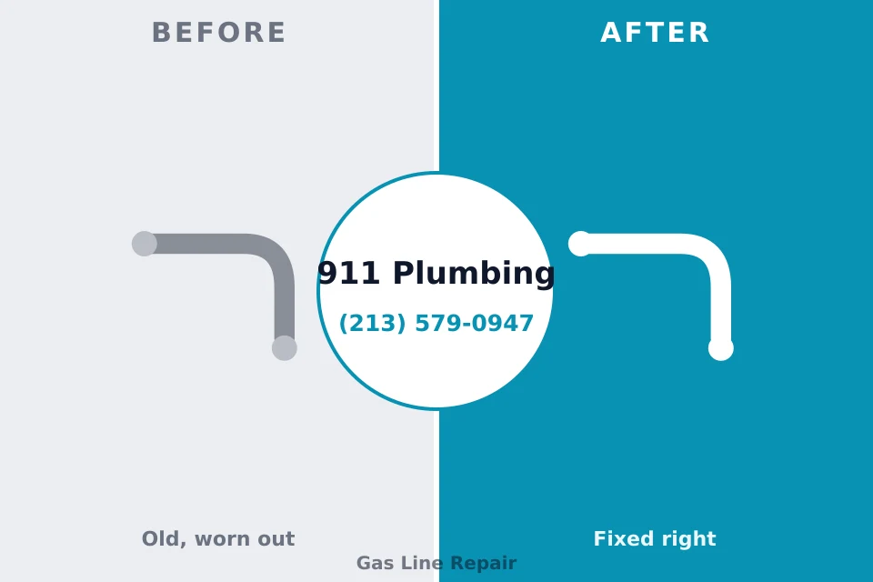 Before and after: plumbing company Greensboro, MD